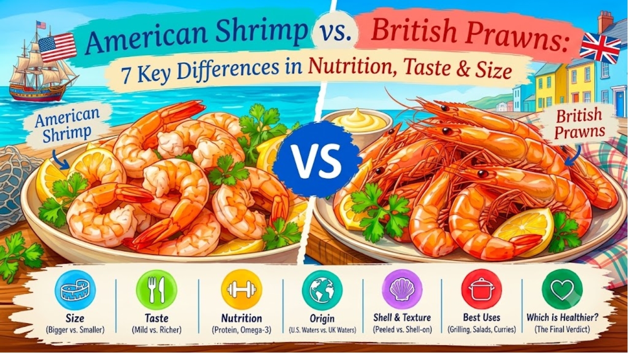 American Shrimp vs. British Prawns: 7 Major Differences in Taste, Size, and Nutrition