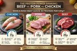 Chicken vs Pork vs Beef: Which Meat Has the Most Protein per 100g?
