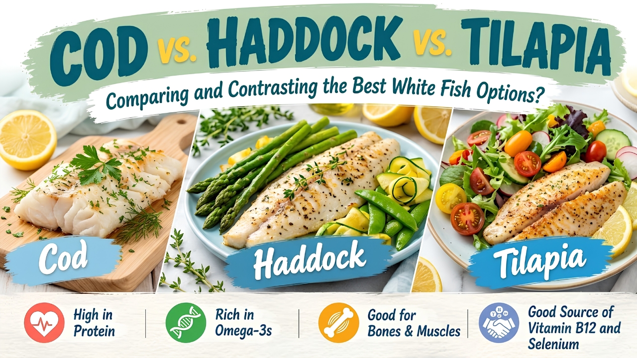 Cod vs. Haddock vs. Tilapia: Which Fish Is Healthiest for Protein and Nutrition?
