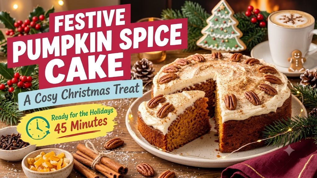 Easy Pumpkin Spice Cake Recipe: A Moist, Fluffy Fall Dessert in Under 45 Minutes