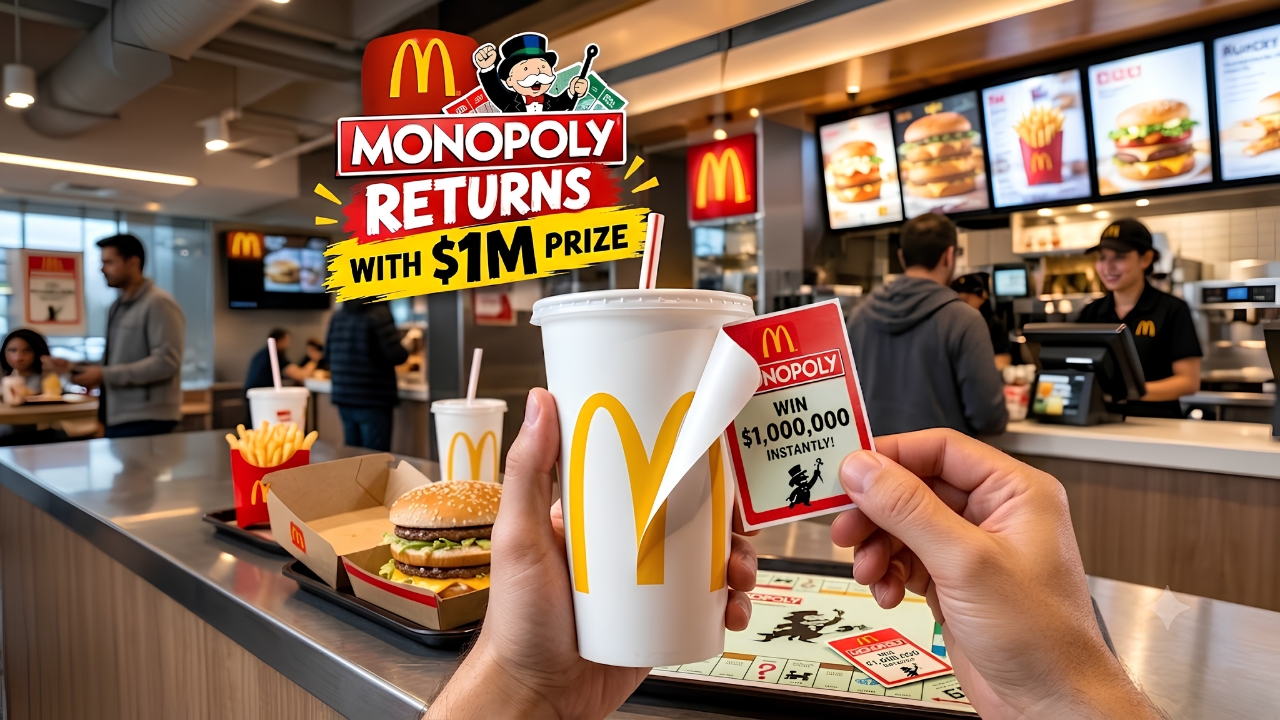 McDonald’s Monopoly 2026 Guide: $1 Million Prize, Entry Rules & Important Dates